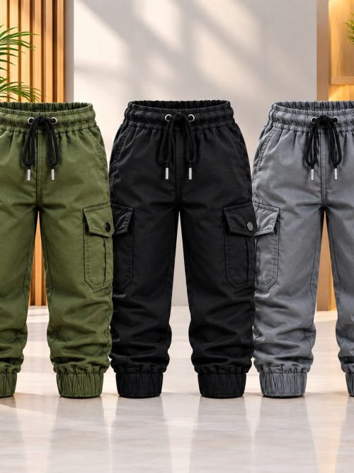 3JOB Baby Joggers Pant 3 Pcs Combo-BP2