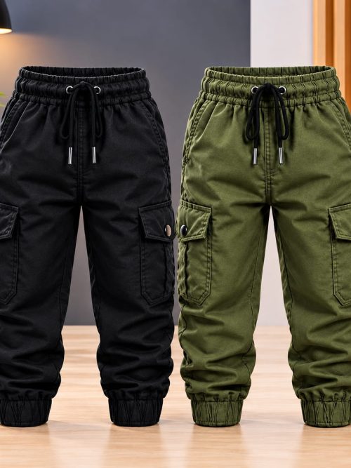 JOB Baby Joggers Pant 2 Pcs Combo BP3